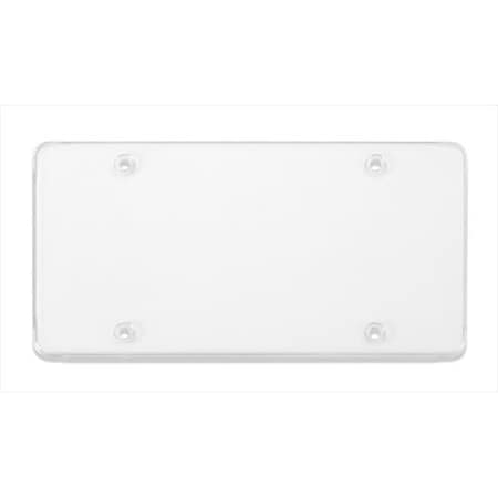 Cruiser Accessories Cruiser Accessories 76100 Tuf Flat Novelty License Plate shield; Clear 76100